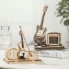 RoboTime 3D drevená skladačka Elektrická gitara