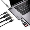 Multiportový adaptér MINIX NEO C-DHGR, 2 x HDMI 4K @ 60Hz, USB-C PD 3.0 max 60W, USB 3.0, Ethernet, SD karta, microSD kompatibilný s Apple MacBook Air a Pro