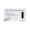 Kábel UTP CAT5e PNI U05 so 4 pármi točených vodičov 0,40 mm CCA, pre 1 gigabitový internet a sledovacie systémy, kotúč 305 m