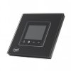 Smart termostat PNI CT25B WiFi pre plynovú výhrevňu, montáž pod omietku, 16A, ovládanie z aplikácie Tuya Smart, denné programovanie, manuálny/automatický režim, čierna farba