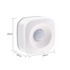 Inteligentný detektor pohybu PNI SafeHome PT02 WiFi, mobilná aplikácia Tuya Smart, integrácia do scenárov a inteligentná automatizácia s ďalšími výrobkami kompatibilnými s Tuya