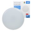 LED stropné svietidlo PNI D-Light CL2436T Wi-Fi, RGBW, 36 W, stmievateľné, okrúhle 41 cm, 3000 K-6500 K, napájanie 230 V, 3600 lm, biele, ovládanie cez aplikáciu Tuya