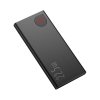 Baseus Power Bank Adaman with Digital display (2021), C+U+U, PD 3.0, QC 3.0, 22.5W, 10000 mAh, Black (PPAD070001)