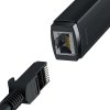 Baseus Network Adapter Lite Series Ethernet Adapter USB-A to RJ45 LAN Port (100Mbps) Black (WKQX000001)