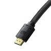 Baseus Video Cable High Definition Series HDMI To HDMI 2.1, 8K 60 Hz, 4K 120 Hz, 2K 144 Hz, 3D eARC, QMS, Dynamic HDR, VRR, ALLM, 3m. Black (CAKGQ-L01)