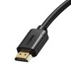 Baseus Video Cable High Definition Series HDMI To HDMI 4K 60 Hz, 3D HDR, 18 Gbps, 2m, Black (CAKGQ-B01)