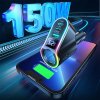 Joyroom Car Charger 4-in-1, Bluetooth Fm Transmitter C+C+U+Cigarette, PD 150W, Black (JR-CL21)