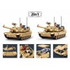 Sluban Model Bricks M38-B1365 Bojový tank M1A2 Abrams TUSK II 2v1