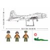 Sluban Model Bricks M38-B1367 Americký bombardér B-17G v mierke 1:44