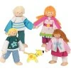 GOKI Panenky Rodina s pejskem 5 ks