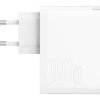 Baseus Travel Charger GaN5 Pro Quick wall charger C+U, PD3.0, QC4.0 +, AFC, 100W EU White (CCGP090202)