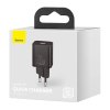 Baseus Travel Charger set Super Si 1C PD Fast charger 20W EU Black (CCSUP-B01)