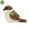 Rappa Plyšový vták vrabec stojace 13 cm ECO-FRIENDLY