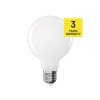 Žiarovka LED E27 7,8W G95 biela teplá EMOS ZF2D52