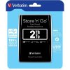 VERBATIM Store ´n´ Go 2.5" HDD, USB 3.0 2TB, čier