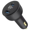 GEMBIRD Car Charger, Nabíjačka USB/USB-C, 65W