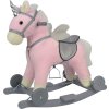CHIPOLINO Houpací kůň na kolečkách Pink