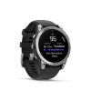 garmin fenix e 47mm amoled stainless steel graphite black band