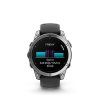 garmin fenix e 47mm amoled stainless steel graphite black band