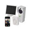 GoSmart domový bezdrôtový batériový videozvonček EMOS IP-09D s WiFi a solárnym panelom
