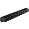 Support pour serviettes WallStoris, longueur 581 mm, noir mat
