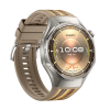 huawei watch gt 6 pro 46mm brown woven strap