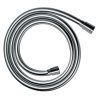 shower hose, plastic, Isiflex, 125cm, chrome