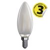 LED žiarovka Filament sviečka / E14 / 4 W (40 W) / 465 lm / teplá biela
