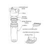 Ecosoft custodia filtro 3/4" per acqua fredda