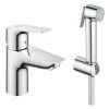 Batterie de lavabo mural avec pomme de bain, chrome START EDGE