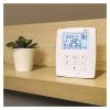 Programmable wireless room thermostat P5611OT.2R with 2 receivers