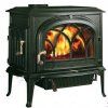 Jotul F 500 CB - Black Paint, door without decorative bars