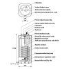 Warmwasserspeicher mit indirekter Beheizung QUADROFLEX BCH 100