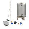 Autoclave con pompa sommersa 3" STM 20 / 140L inox - RTS per pozzi