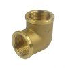Elbow 3/4" FF brass, brass fitting for water installations