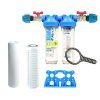 Filter Set Senior 10" DUO with Complete 1" Connection, Water Filter for Well Water
