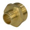 Reducing Nipple 5/4" x 1" Brass, Plumbing Material, Threaded Fitting