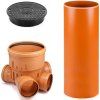 DN 400/160/5500 Junction Inspection Chamber, Plastic Sewer Chamber for Sewerage