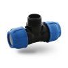 PE Tee 40x5/4"x40 Male Thread