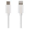 Nabíjací a dátový kábel USB-C 2.0 / Lightning MFi, 1 m, biely