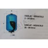Tlaková expanzná nádoba - vodárenské systémy  - 8l; 8bar; 3/4"; na zavesenie  IVAR.AC 8 - AQUACOLD