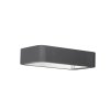 Svietidlo Nova Luce NED WALL GREY nástenné, IP 54, 2x6 W