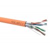 Kábel Solarix SXKD-6A-STP-LSOH-B2ca STP kábel Cat 6A drôt 500m s reakciou na oheň - cievka