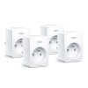 Múdra zásuvka TP-Link Tapo P100(4-pack) regulácia 230V cez IP, Cloud, WiFi