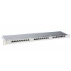 Patch panel Solarix SX24HD-6-STP-SL STP cat6 24p. 0,5U, s vyväzovacou lištou