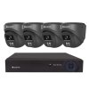 Kamerový set Securia Pro NVR4CHV4S-B DOME IP, 4Mpx, 4 kamery, PoE NVR, čierna
