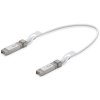 Kábel Ubiquiti Networks DAC kábel SFP28, biely, 0.5m