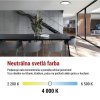 LED prisadené svietidlo FLORI okrúhle, čierné, 18W, neutrálna biela