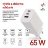 Univerzálny USB adaptér GaN do siete PD 65 W max.