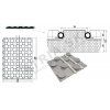 System insulation board UHP55 for underfloor heating (STIROTERMAL BASIC)